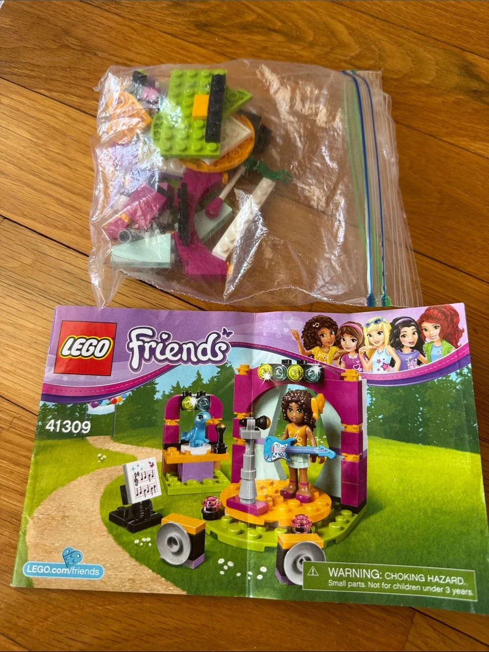 Lego Friends Stage Playset - Pink, Lime Green, Purple